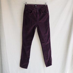 PAIGE Corduroy Pants- Dark Violet